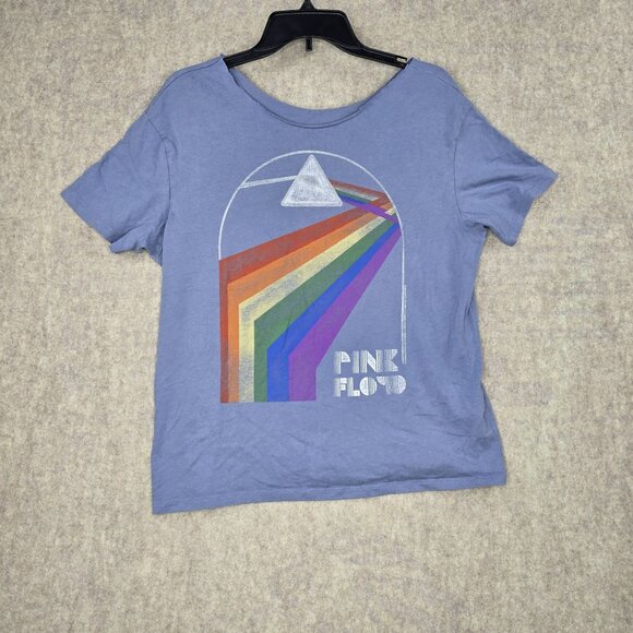 Pink Floyd Graphic Tee With Rainbow Prism Design - Picture 1 of 7